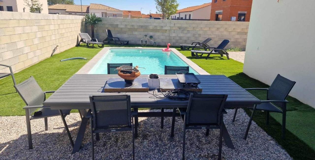 Appart Tout Neuf + Piscine Rivesaltes Exterior foto